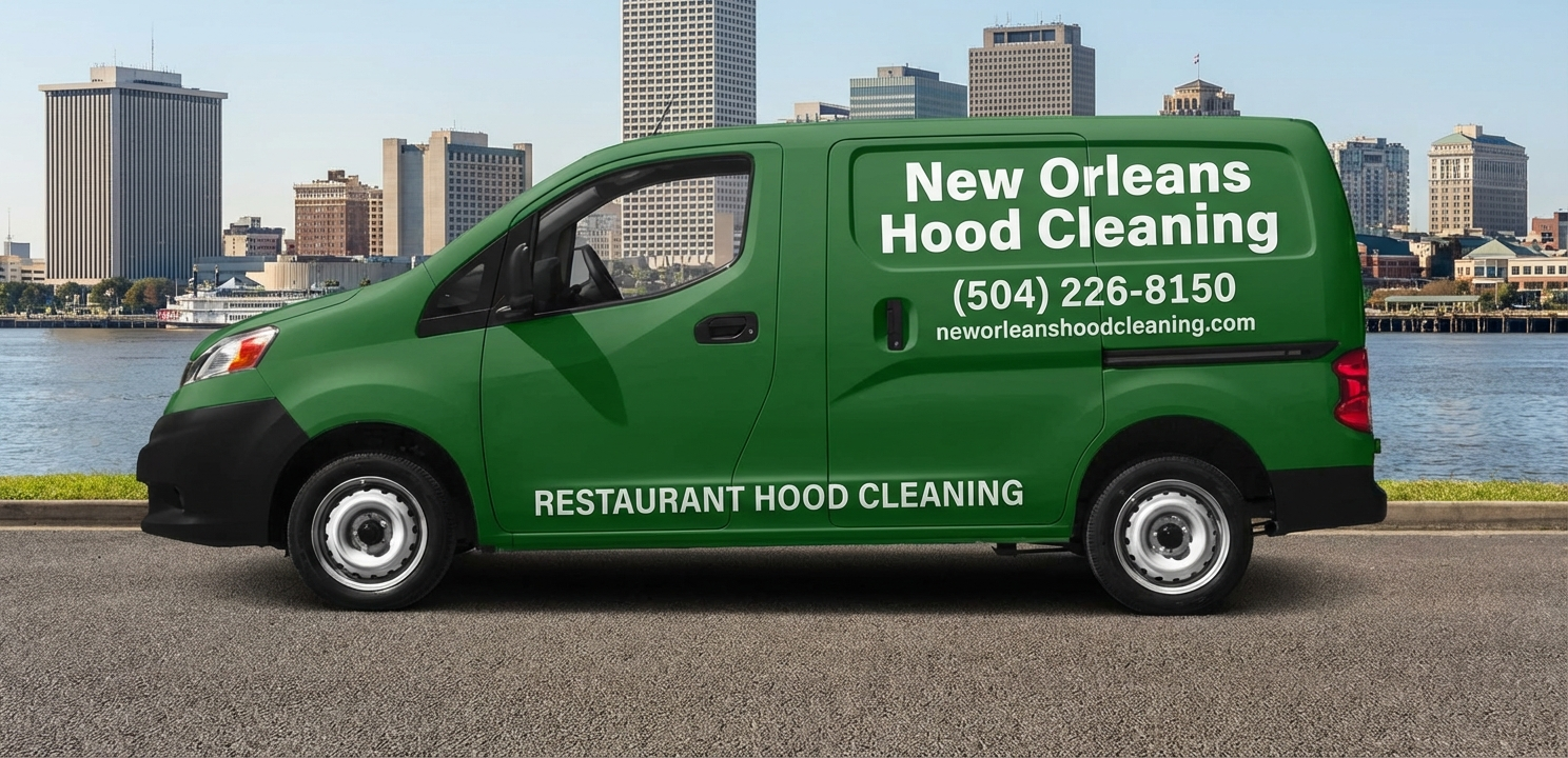New Orleans Hood Cleaning work van