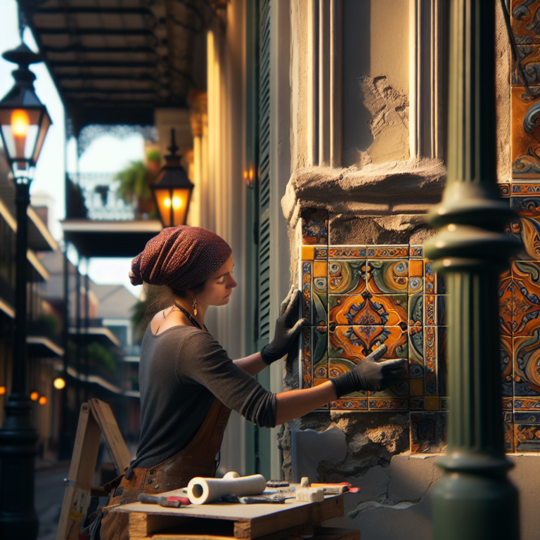 Spanish Commitment: Restoring Historic Tiles in New Orleans’ French Quarter